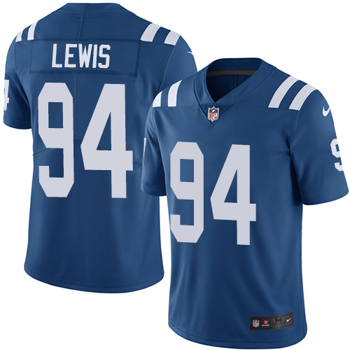 Indianapolis Colts #94 Limited Tyquan Lewis Royal Blue Nike NFL Home Men Vapor Untouchable jerseys